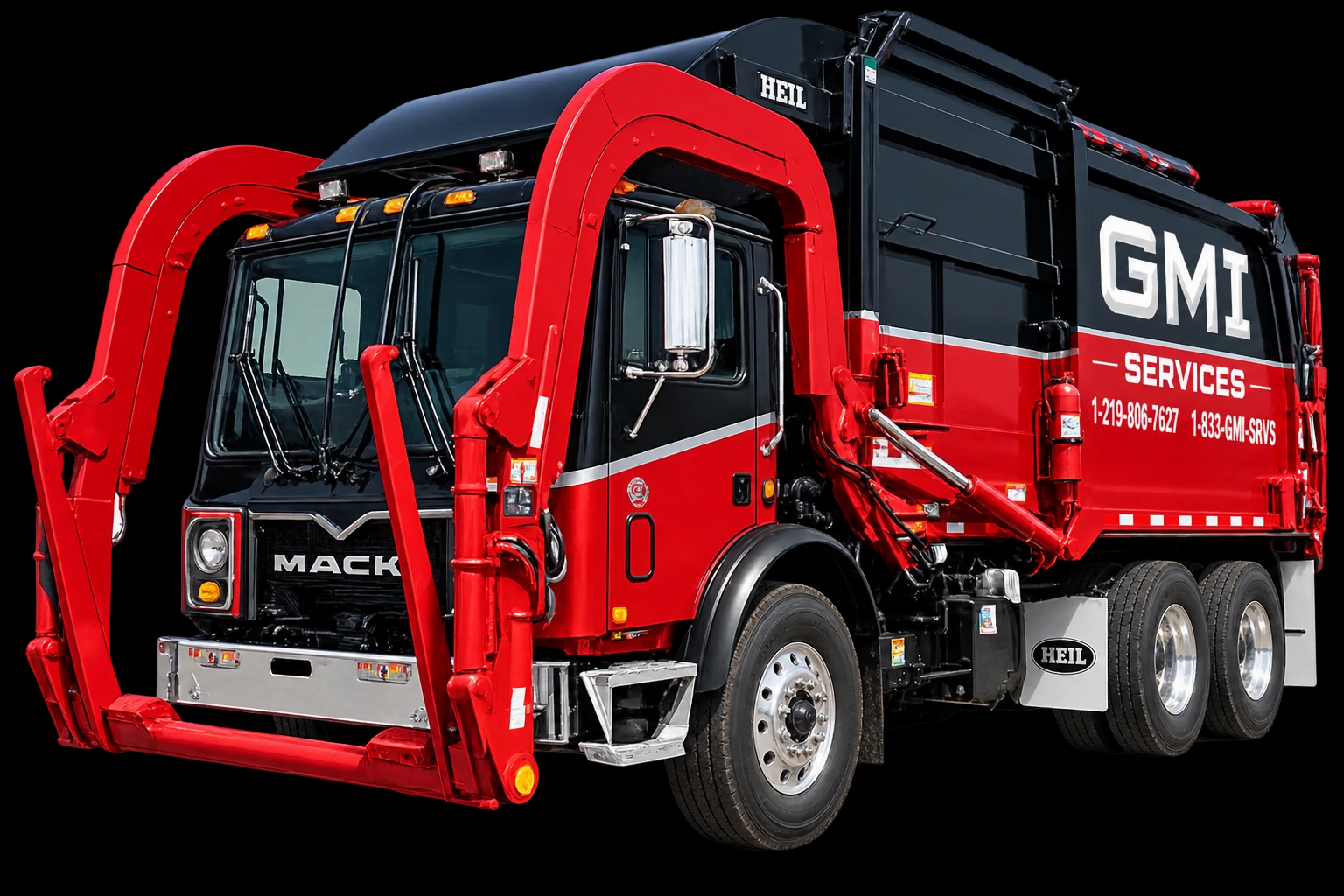 GMI Services Front-Load Collection Truck
