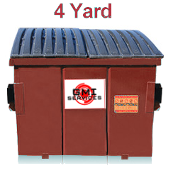4 Yard Front-Load Dumpster