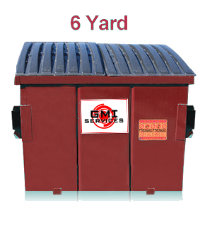 6 Yard Front-Load Dumpster
