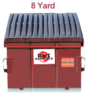 8 Yard Front-Load Dumpster